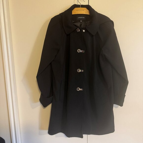 Black rain coat - Picture 1 of 5